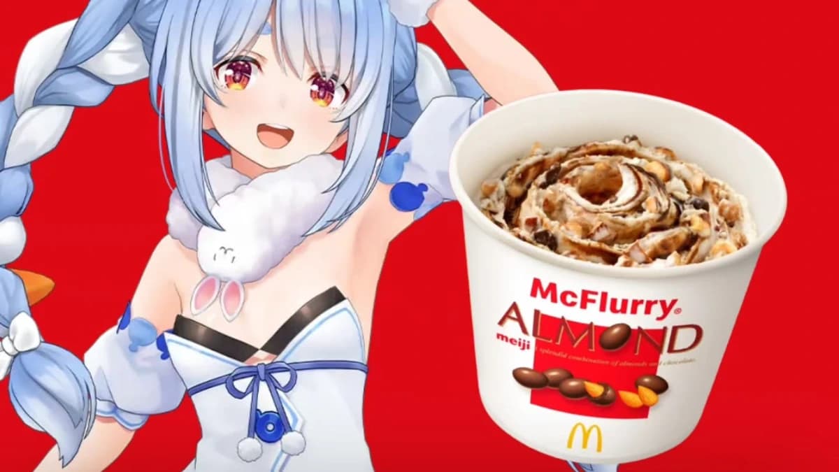 Usada Pekora Berkolaborasi dengan McDonald’s Jepang lewat McFlurry Almond Chocolate