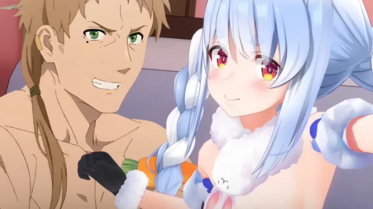 Usada Pekora Mulai Watch-Along Mushoku Tensei dengan 20 Ribu Penonton